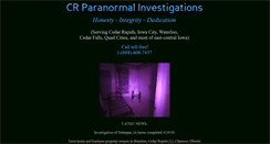 Desktop Screenshot of crparanormal.com